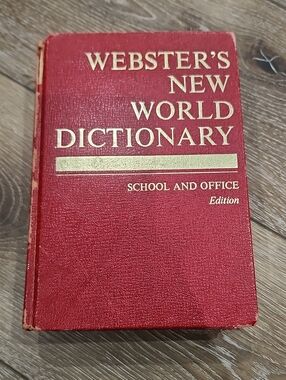 WEBSTER'S New World Dictonary - 1967 School and Office Edition Vintage Retro 60s